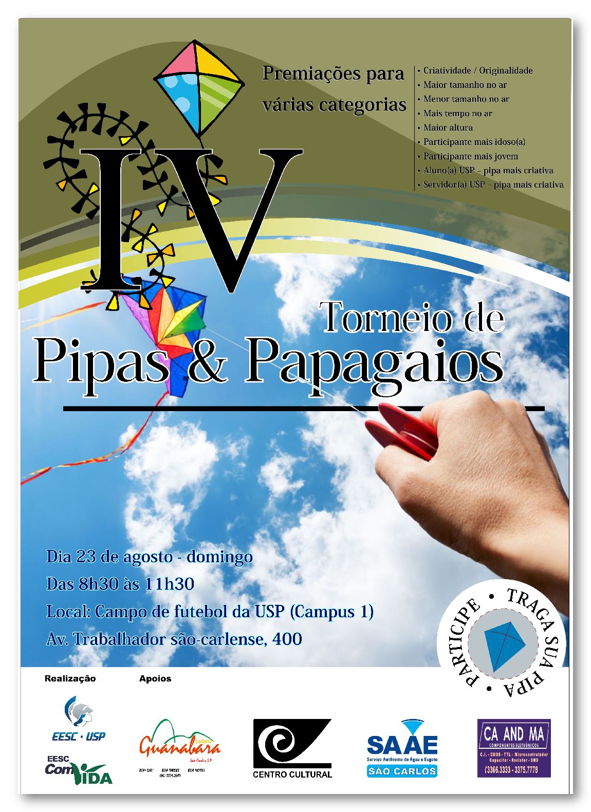 eesc iv torneio pipas e papagaios site