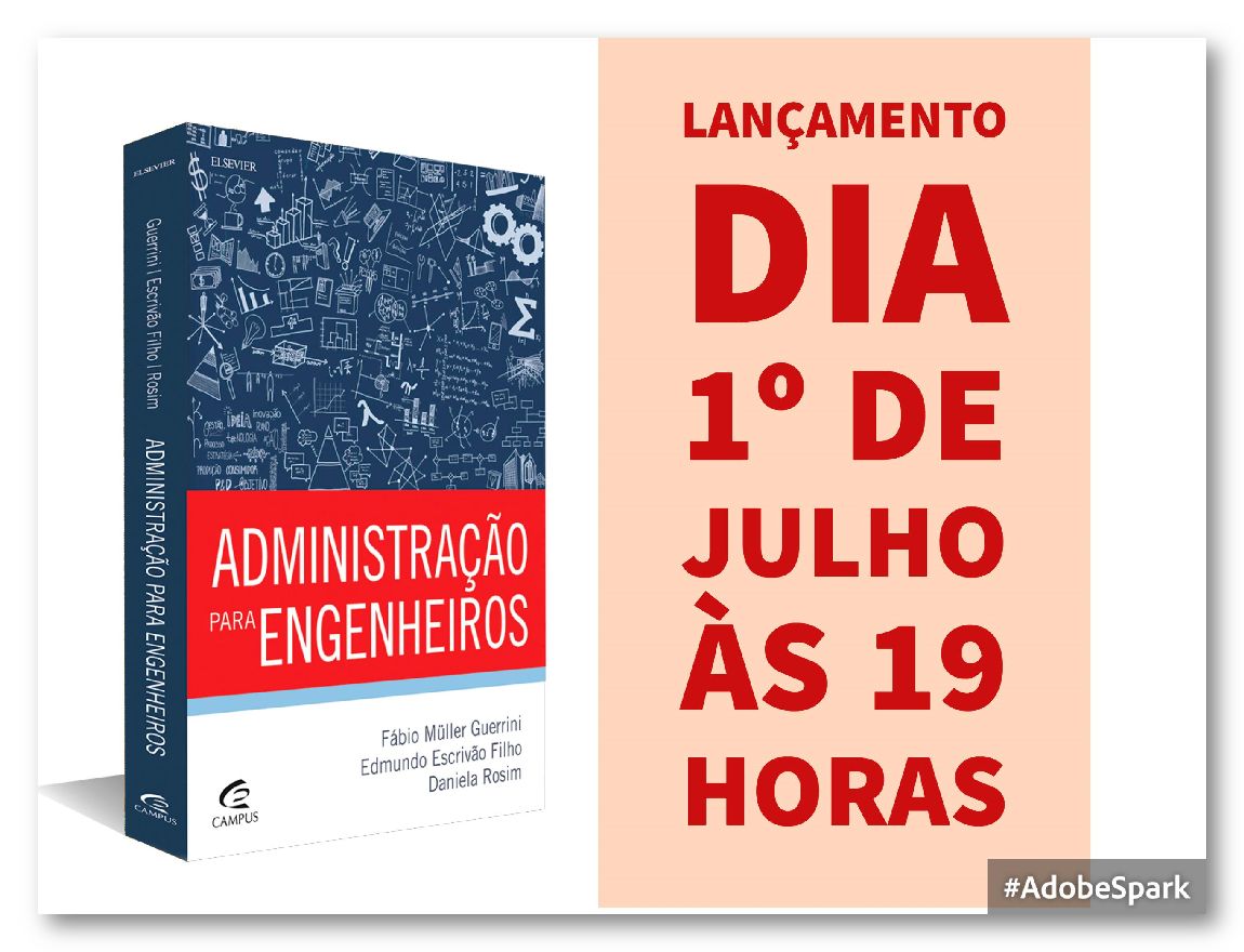 eesc lancamento livro administracao para engenheiros
